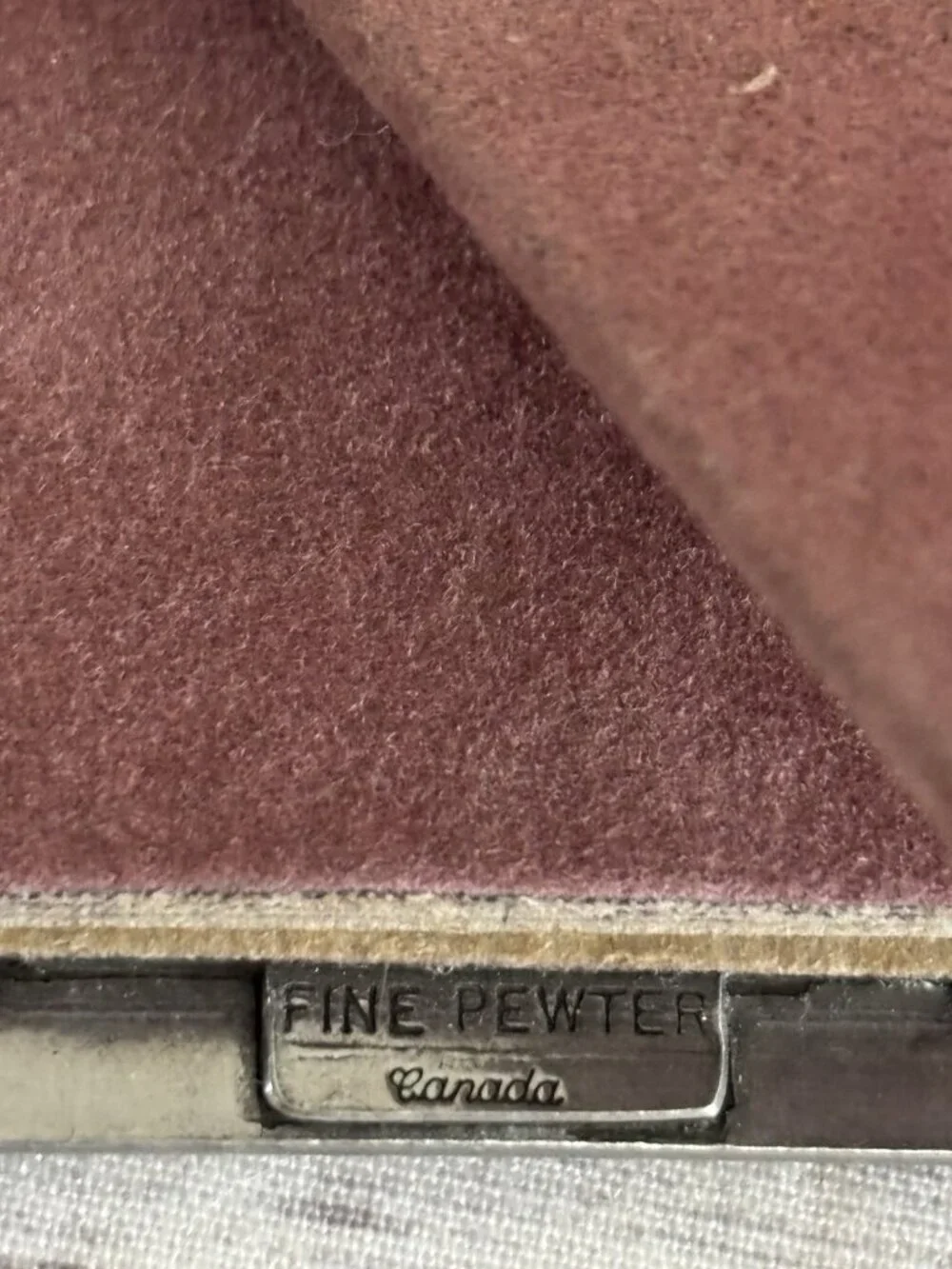 Vintage Pewter Tennis Sports Silver Frame 3x4”Seagull Vintage Tabletop Small
